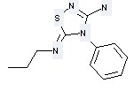 The Thiourea,N-phenyl-N'-propyl- could react with Thiourea, and obtain the 4-Phenyl-5-propylimino-4,5-dihydro-[1,2,4]thiadiazol-3-ylamine
